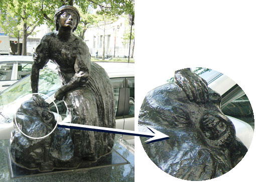 アントワーヌ・ブルーデル「休息する女流彫刻家」